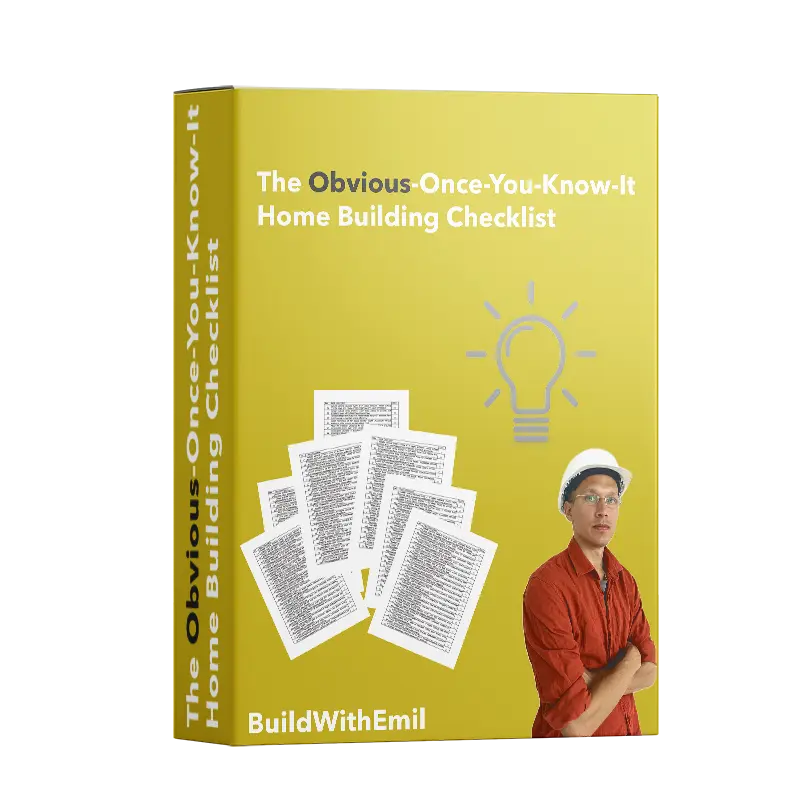 Home Building Checklist