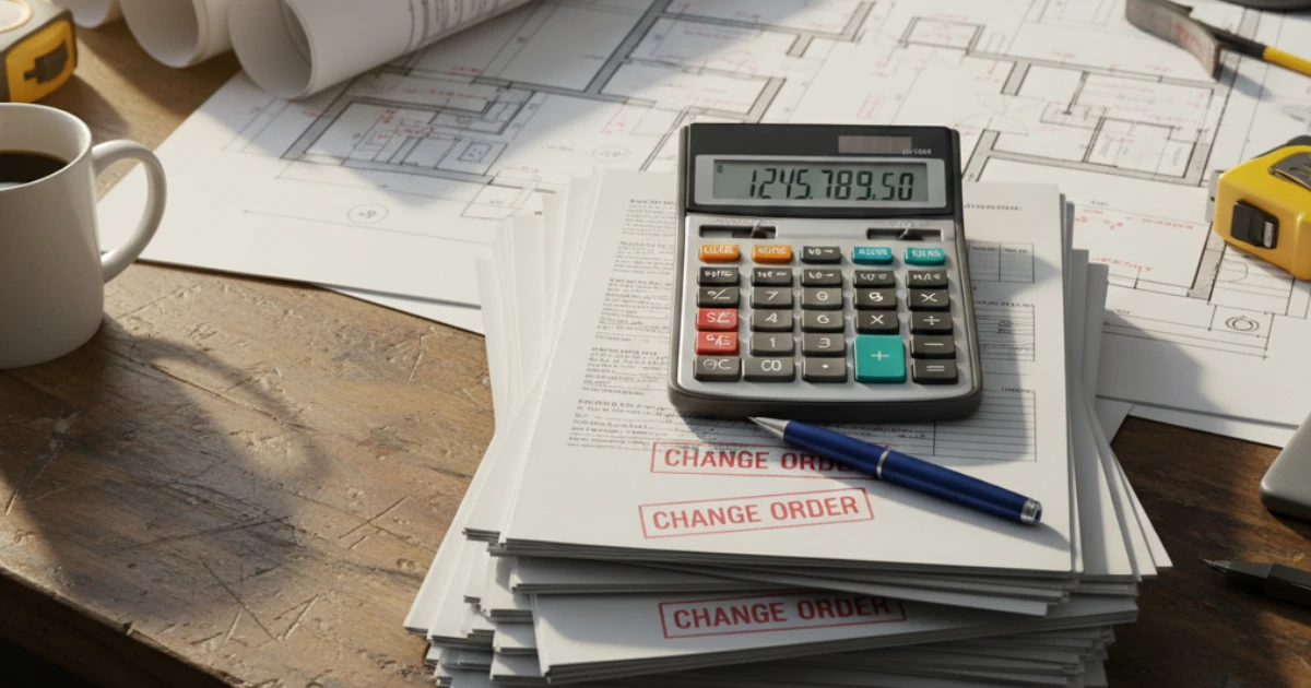 Change orders in construction - how to prevent costly surprises during your build