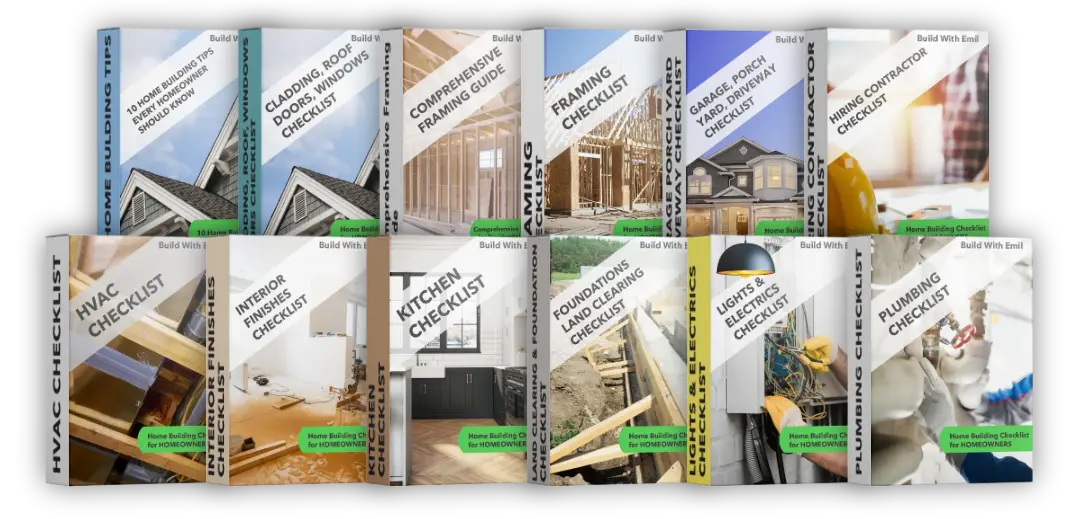 Home Building Checklist Bundle